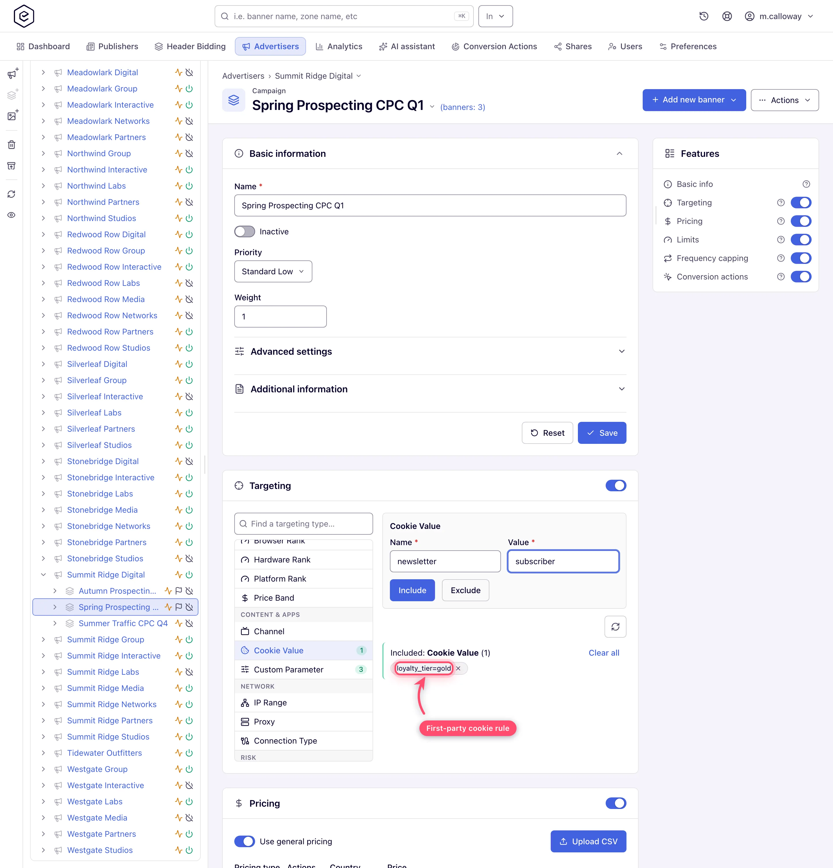 Cookie Value editor