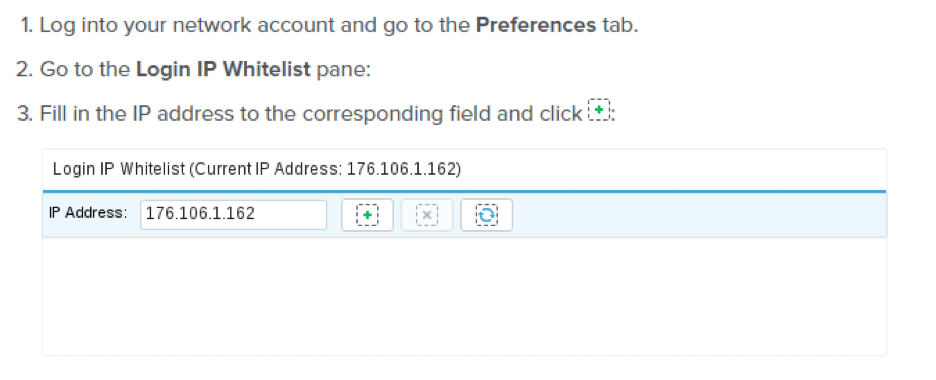 IP Whitelisting