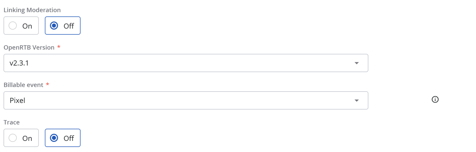 SSP Details Screen