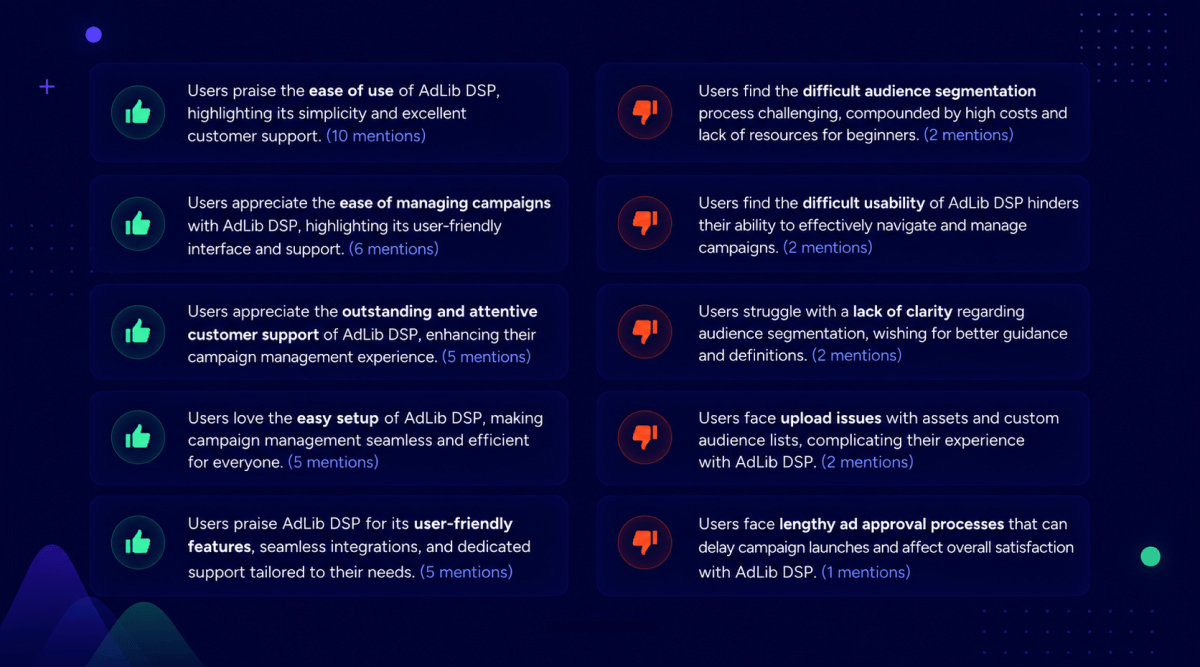 AdLib DSP pros and cons - top DSP platforms comparison