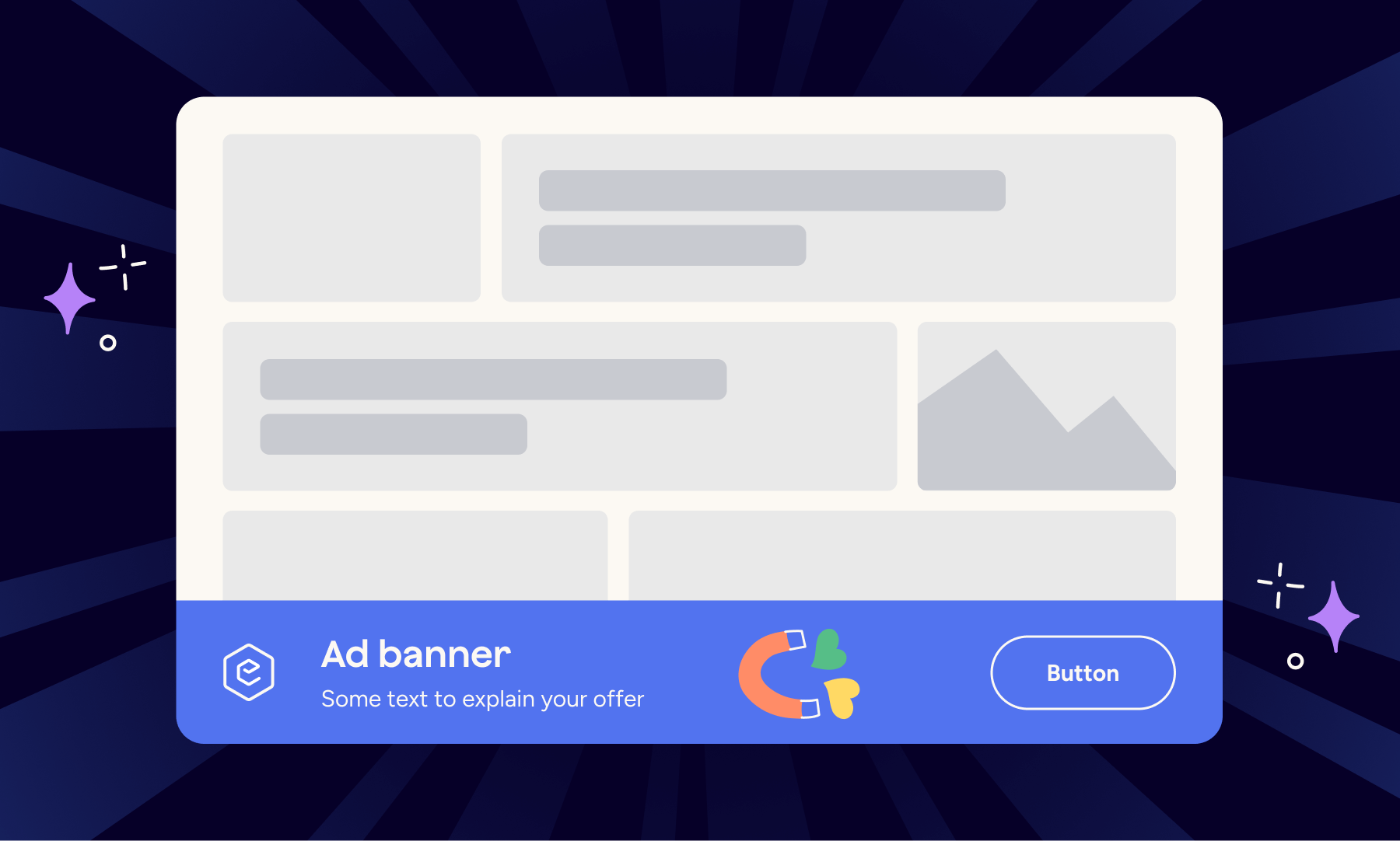 HTML5 catfish ad