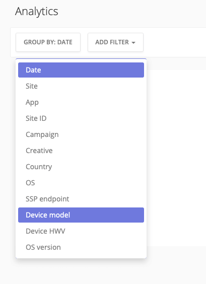 Real-time analytics on the Epom DSP