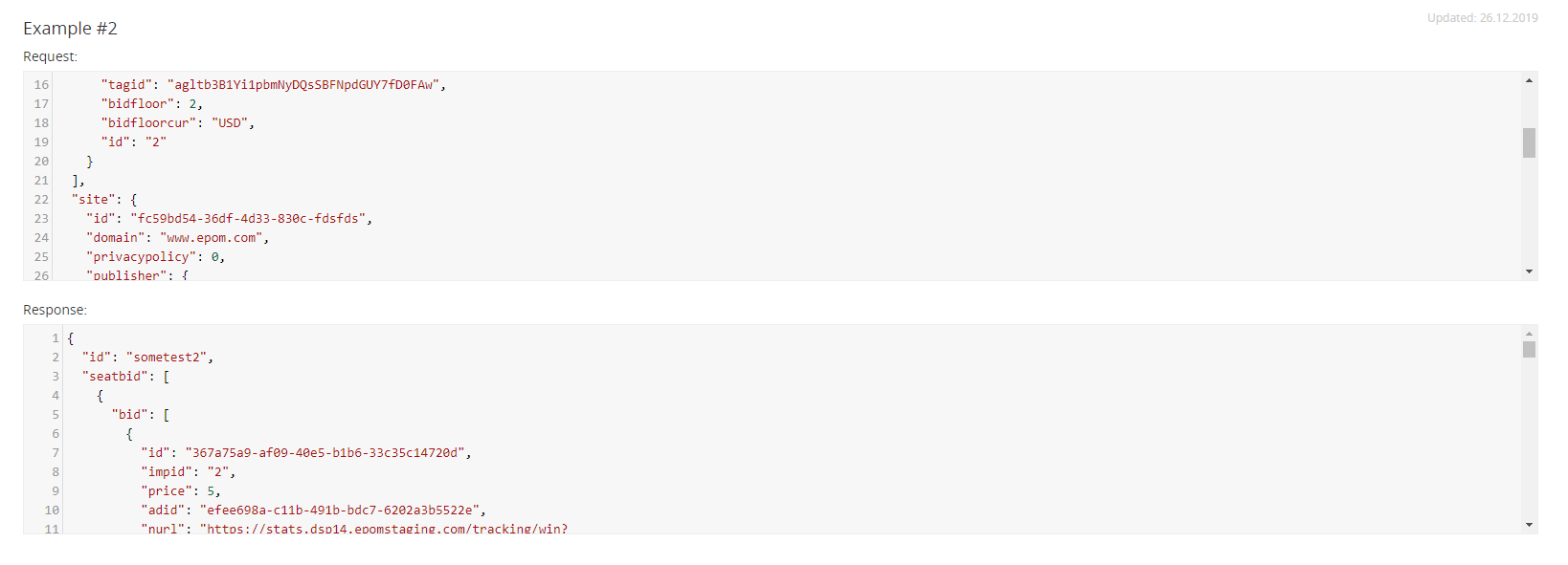 DSP 4.0: Bid Request & Response Example