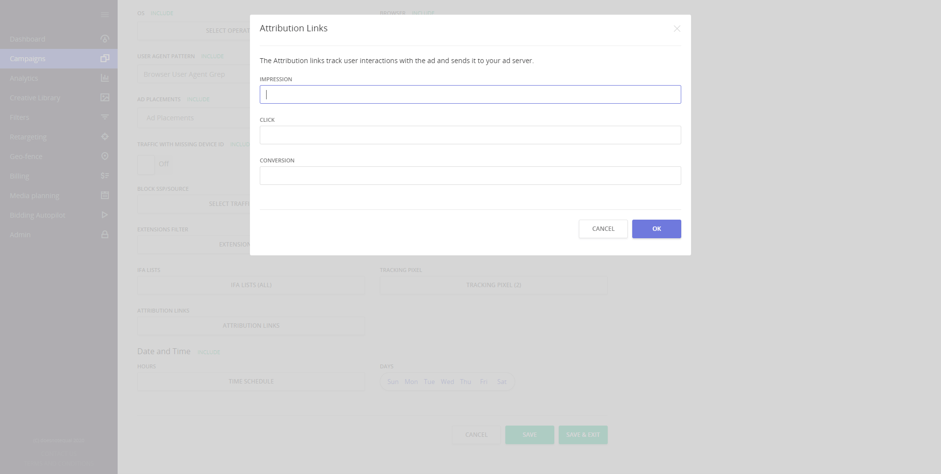 Epom DSP attribution links