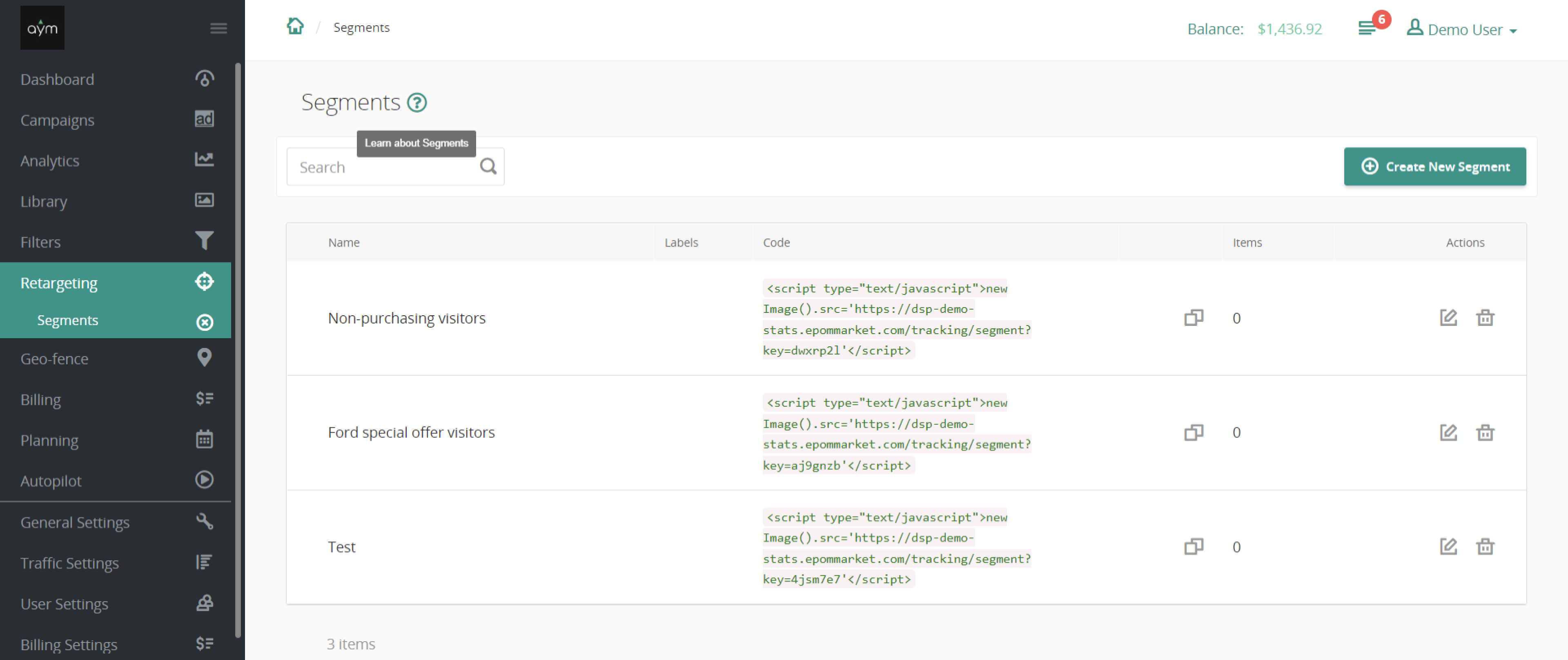 Epom white-label DSP 5.5 help center integration