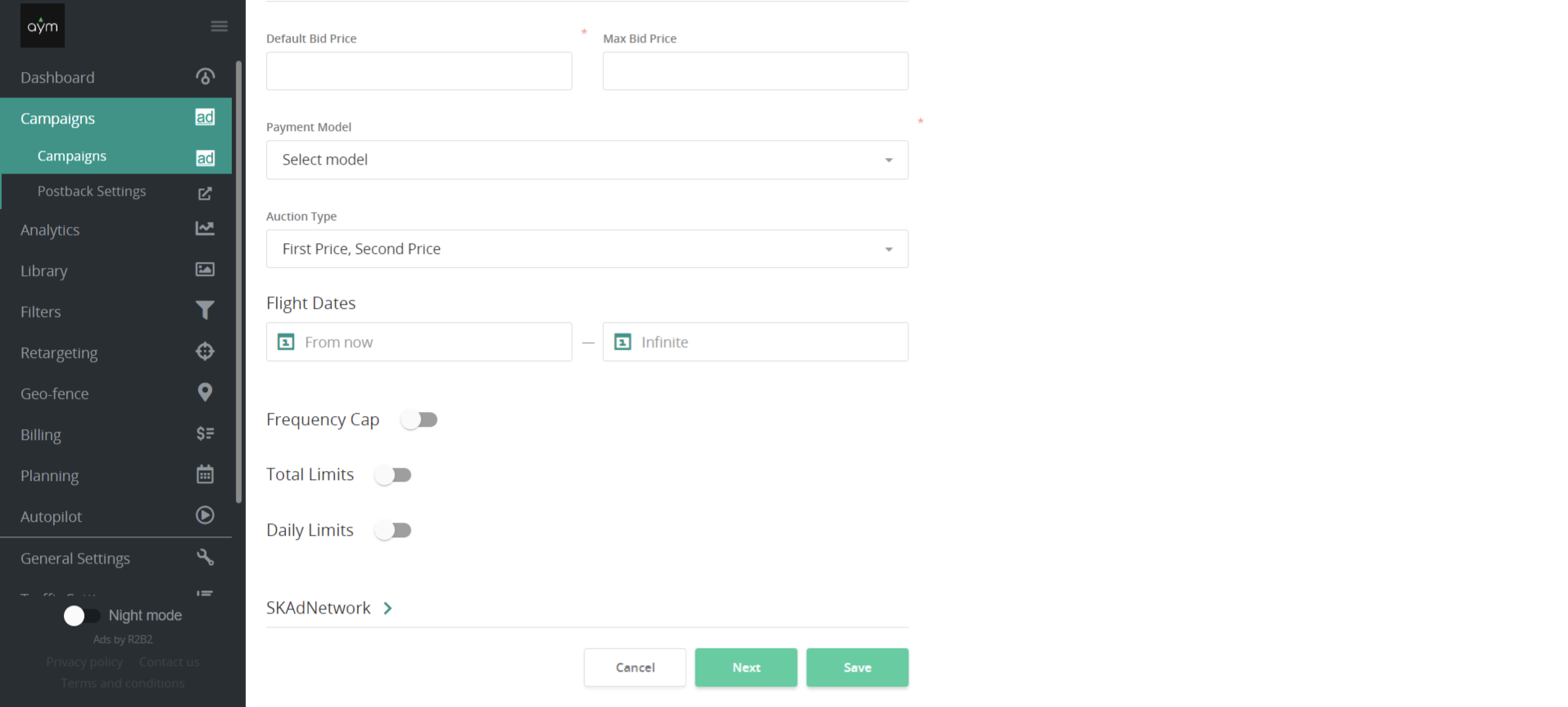 Epom white-label DSP 5.5 hidden limits and capping