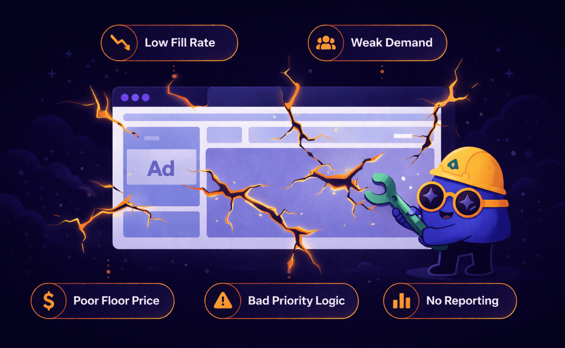 Five problems breaking publisher ad revenue performance.