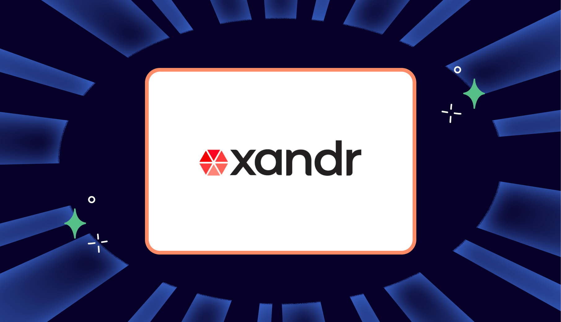 Xandr logo with red geometric icon